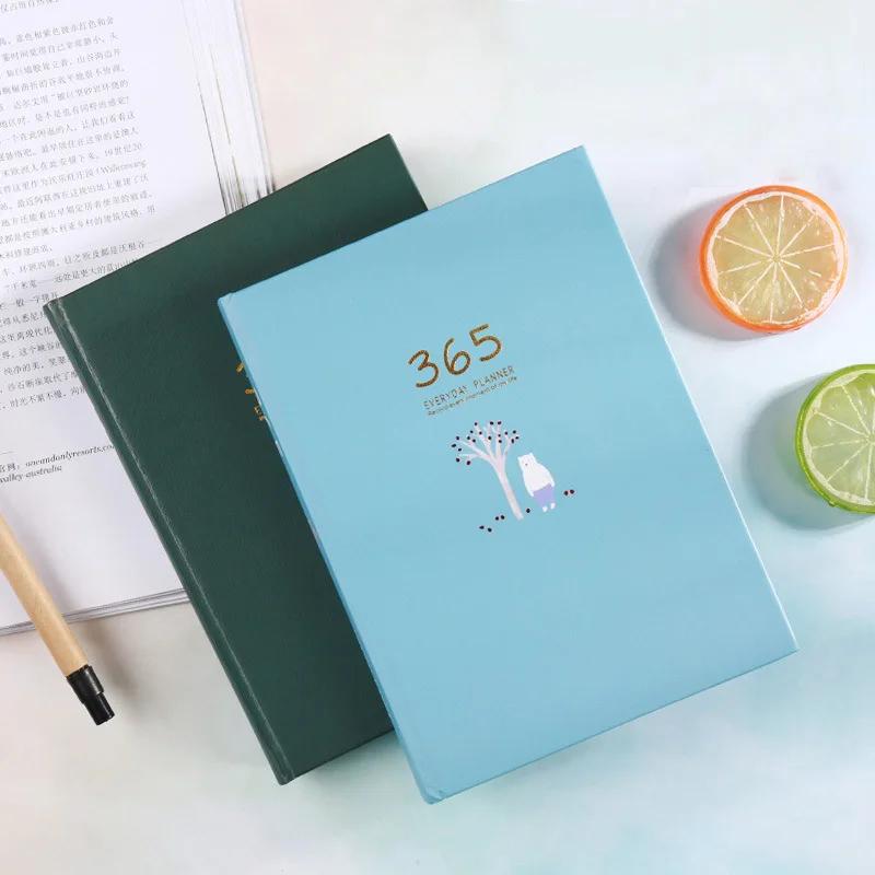 Kawaii 365 дней записная книжка повесток дня B6 ежедневник ежемесячный недельный