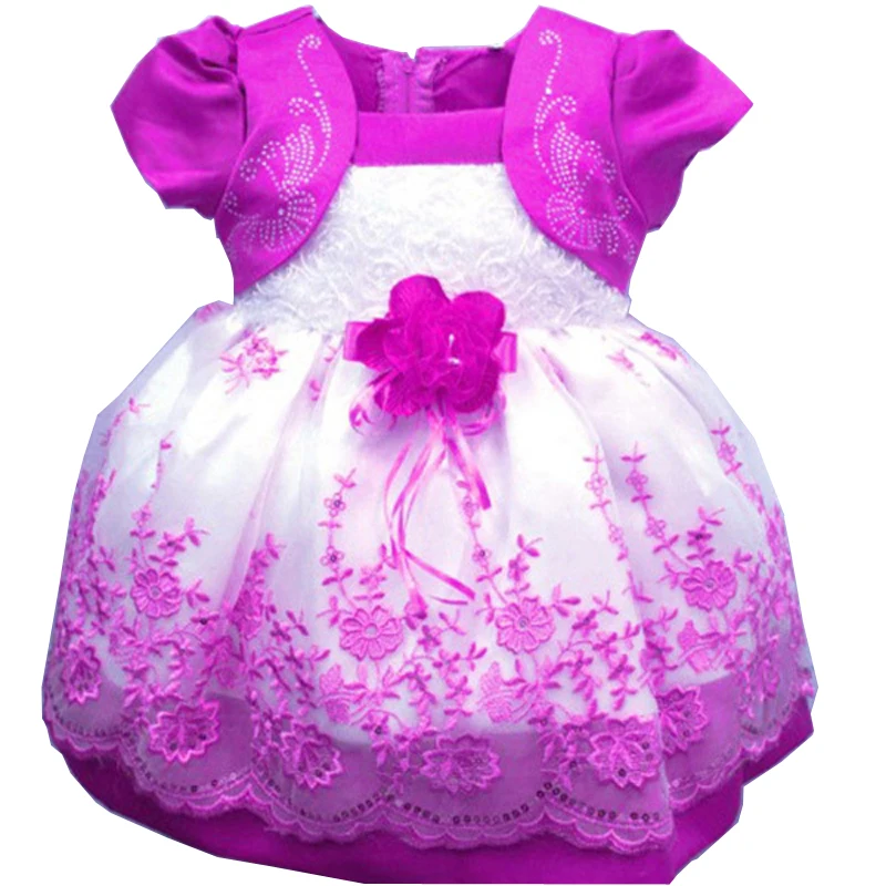 Kids Girl baby Dress Rose Baby Girl Princess Clothing Infant Dress With