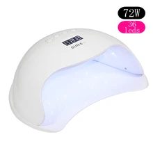 Сушилка для ногтей, СВЕТОДИОДНЫЙ УФ-светильник 72 Вт/54 Вт/45 Вт, лампа для маникюра, ЖК-дисплей, сушка, все Гель-лак для ногтей, инструменты для дизайна ногтей