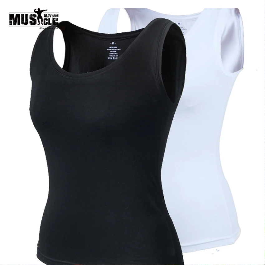 

Spring Summer New Tank Tops Women Sleeveless Round Neck Slim T Shirt Ladies Vest Singlets Sexy Tops Stretchy Modal Cotton Lycra