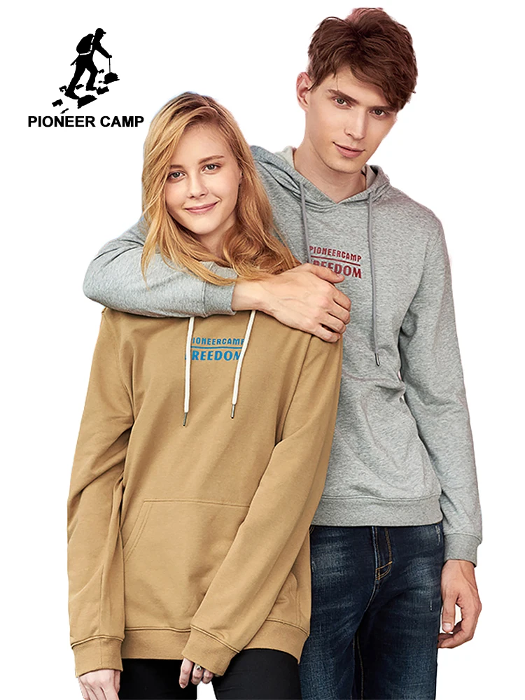 

Pioneer Camp new hooded men sweatshirt brand-clothing letter print tracksuit male top quality hoodies men women AWY702293