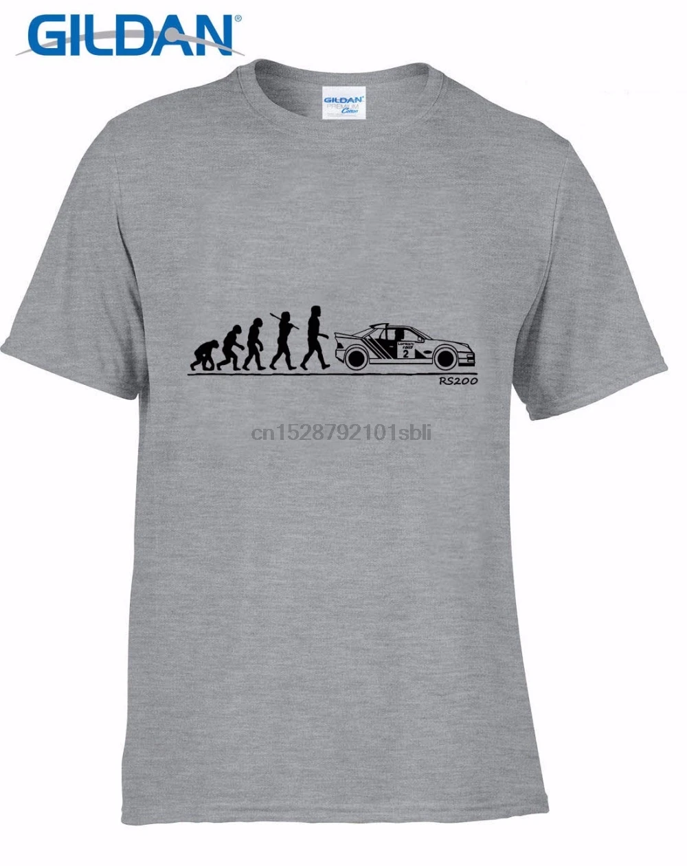 2019 Men Summer Short Sleeves Casual Adult T-Shirt S-3XL Evolution Of Man Rs200 Group B Classic Rally Car men Tee Shirt | Мужская одежда