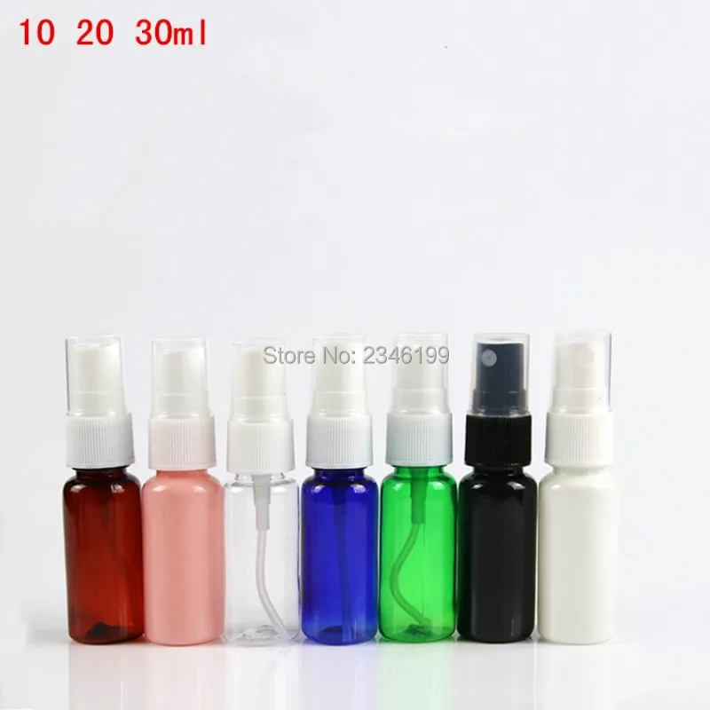 Empty Spray Bottle 10ml Plastic Little Spray Bottle 20ml Empty Plastic Cosmetic Container Plastic Color Spray Bottle 30ml