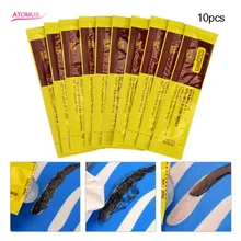 10 шт./упак. A+ D витамин мазь уход за татуировкой крем и Серебрянного цвета татуаж, макияж, микроблейдинг бровей губ постоянного разметки инструмент для ремонта