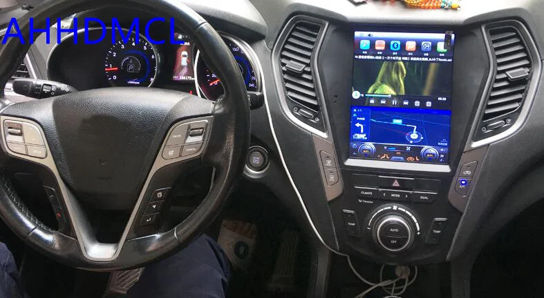 Best Car PC PAD Tesla Style Multimedia Player Android 7.1 GPS Navigation For Hyundai iX45 Santa Fe 2013 2014 2015 2016 2017 6