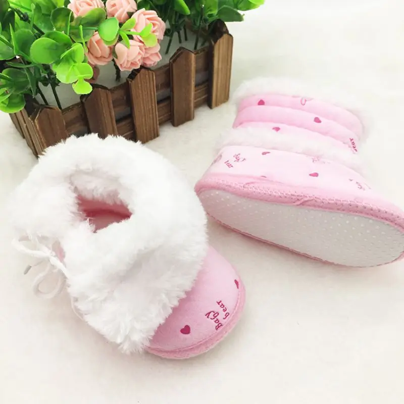 Новая детская одежда для малышей Prewalker шпаргалки Сапоги и ботинки для девочек Дети Обувь для девочек теплые зимние сапоги