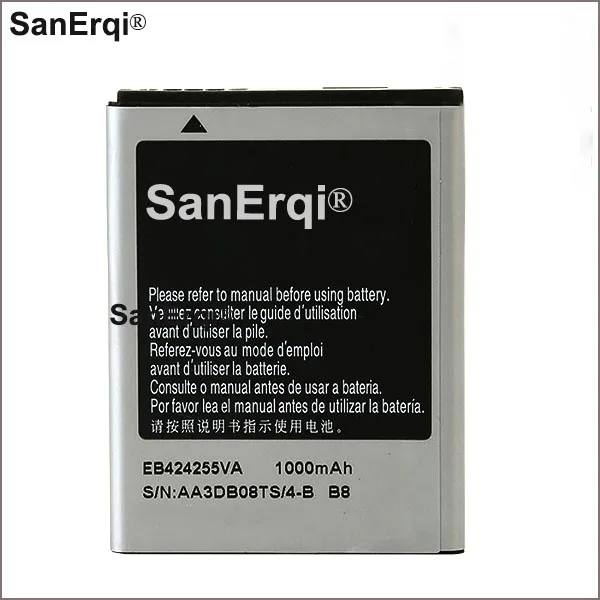 10 шт. Батарея EB424255VA EB424255VU для SAMSUNG M550, C5530, S3350, S3850, S5220, S5222, M630, R450, R380, R390, SCH-R560, R561 Батарея