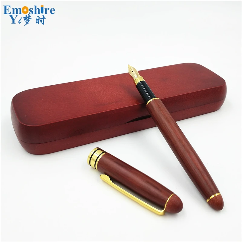 Emoshire Fountain Pen Gift Set Wooden Pen Box and Cufflinks for Man (3)