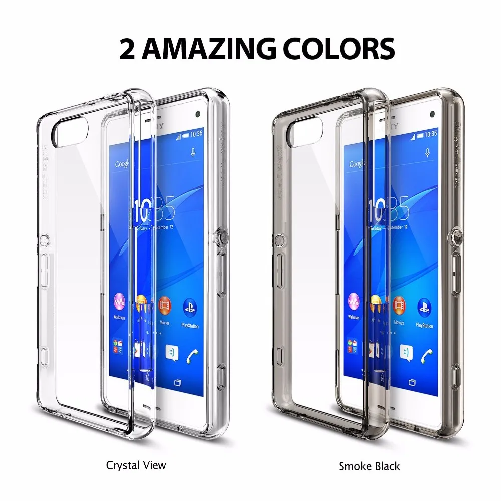 toewijzen wasmiddel Meisje 100% Original Ringke Fusion Cases For Sony Xperia Z3 Compact - Premium  Clear Hard Back Cover Cases For Xperia Z3 Compact - Mobile Phone Cases &  Covers - AliExpress