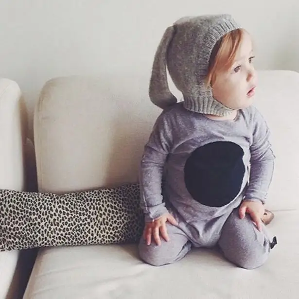 TELOTUNY baby beanie зимняя шапка вязаная крючком для мальчиков и девочек с ушками От 8