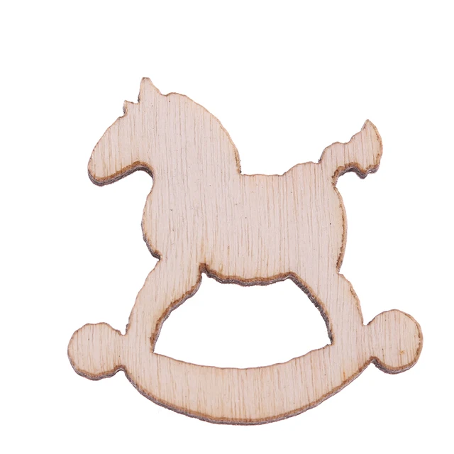30pcslot 5 designs 20mm natural wood christmas ornaments reindeer tree snow flakes rocking horse christmas home decoration - Horse Christmas Ornaments 30pcslot 5 designs 20mm natural wood christmas ornaments reindeer tree snow flakes rocking horse christmas home decoration - Horse Christmas Ornaments
