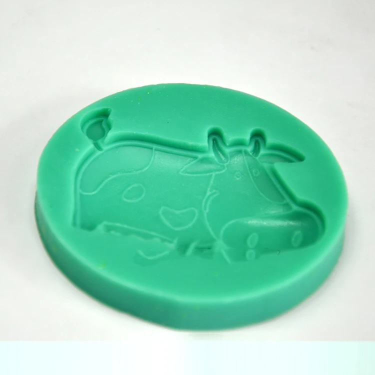 1 шт. формы для мыла в виде коровы помадки торта силикона|soap mold|molde de siliconede silicone |