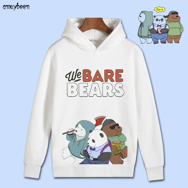 Hoodies We Bare Bears Women Anime Sweatshirt 2018 Print ...