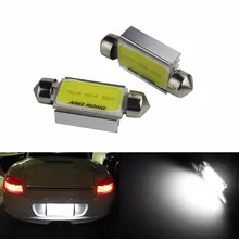 ANGRONG 2x высокомощный COB светодиодный 38 мм C5W 239 272 лампа без ошибок внутренний номерной знак светильник(CA207x2