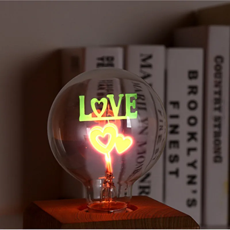 led holiday decoration bulbs creative bulbs valentine's day wishing lamp (59)