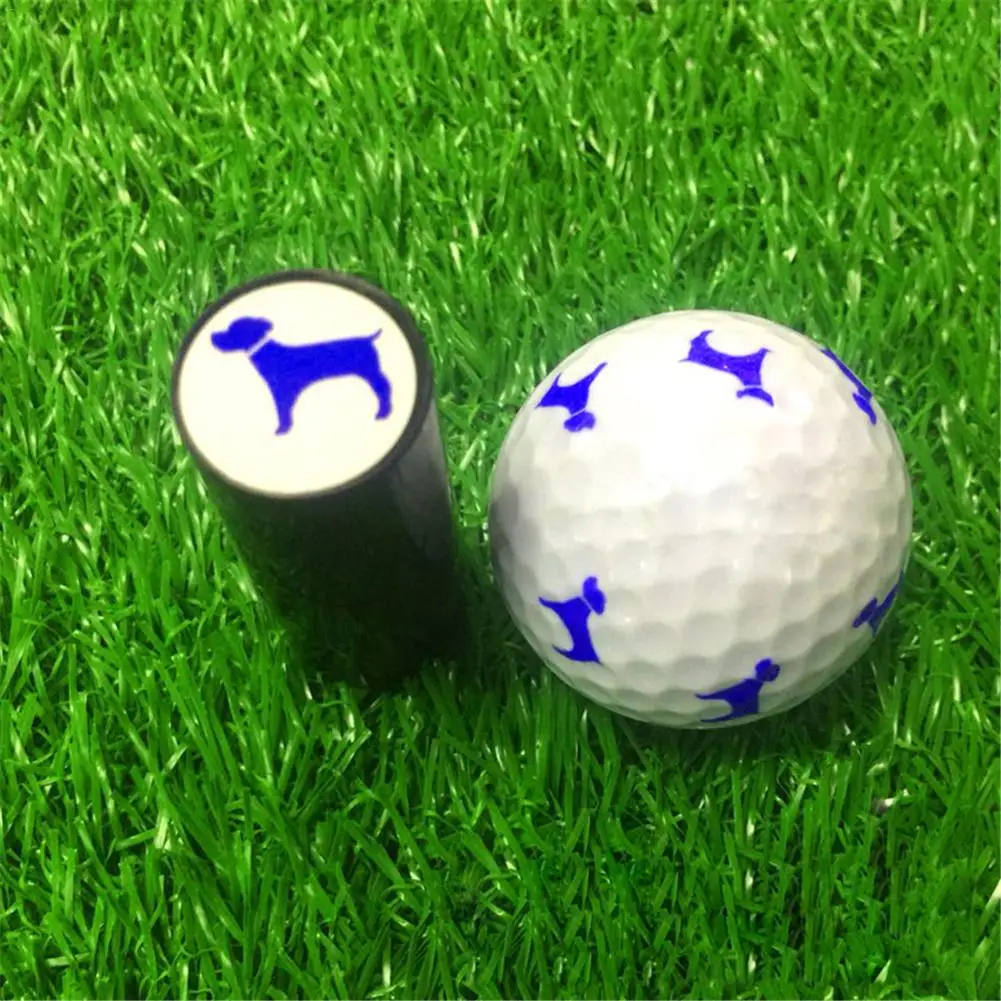 Цветной Быстросохнущий мячик для гольфа, штамп, стойкий маркер для гольфа, маркер, печать для гольфа, подарок для гольфа, сувенир, 1 шт