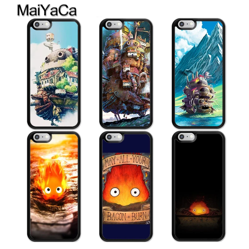 

MaiYaCa Howls Moving Castle Studio Ghibli Rubber Case For iphone 11 Pro MAX X XR XS MAX 6 6S 7 8 Plus 5 5S TPU Back Cover Fundas