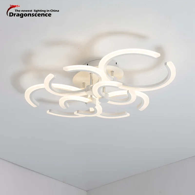 

Dragonscence Modern LED Ceiling Light C shaped Ceiling LED Lamp fixtures for Bed Room Dining Room Study Kitchen Bathroom Foyer