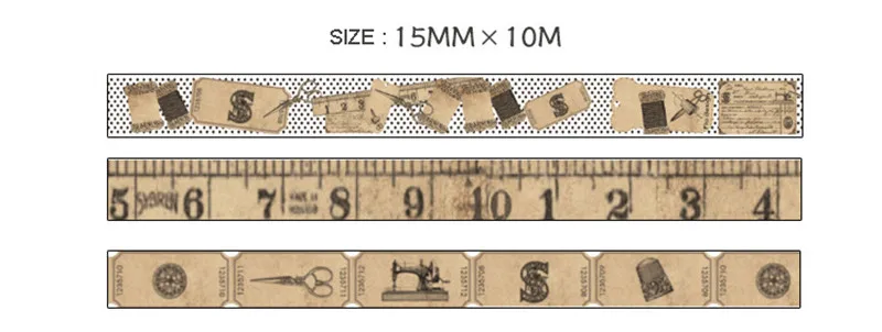 Винтажное украшение Золотая васи лента клейкая маскирующая васитейп канцелярский магазин фото наклейка для скрапбукинга DIY стирка ремесло Papeleria