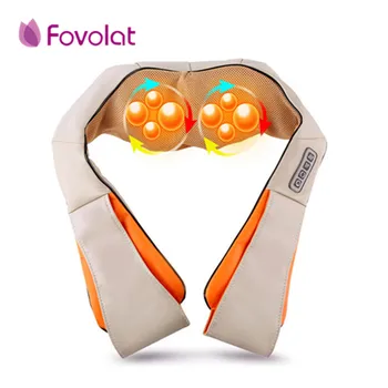 

U Shape Electrical Shiatsu Back Neck Shoulder Body Massager Car Home Dual-use Acupuncture Kneading Neck Shoulder Massager