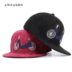 2019 новая мода велосипед вышивка хип-хоп шляпа Высокое качество Повседневная бейсбольная Кепка Регулируемый Хлопок Snapback Мужчины Женщины