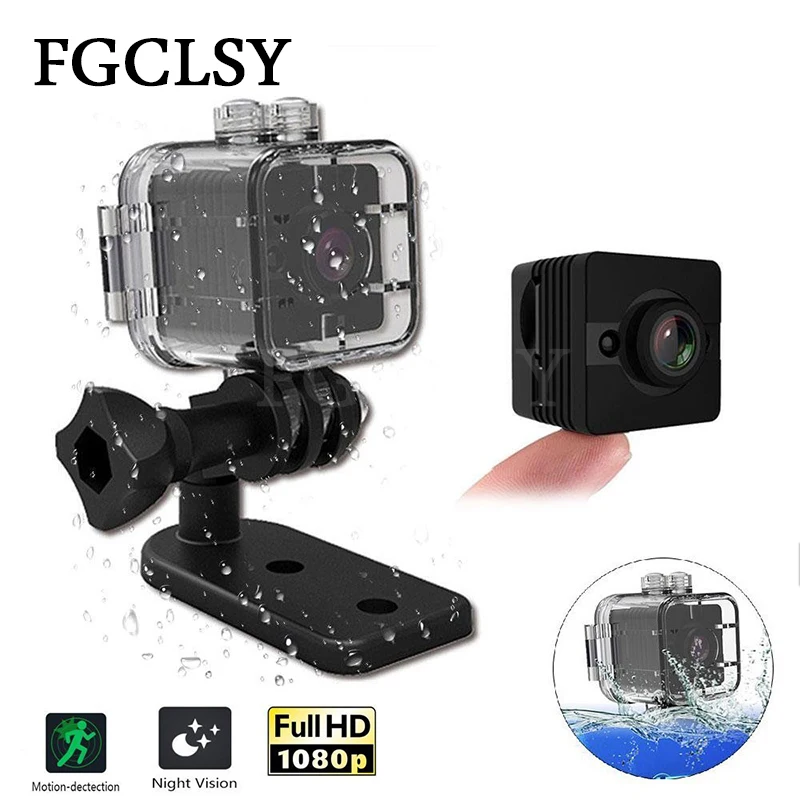 Goede FGCLSY Mini Camera SQ11 HD 1080 P Nachtzicht Camcorder Auto DVR Infrarood Video Recorder SQ12 waterdichte Sport cam Camera SQ 11