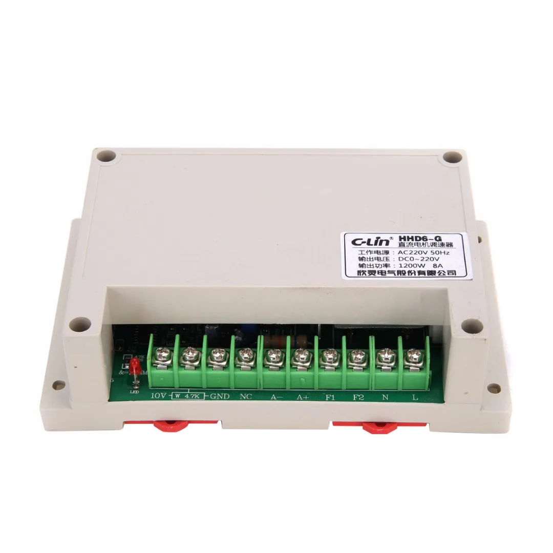 1Pc HHD6-G PWM Motor Speed Controller Input AC220V Output DC0-220V 1200W -10~+65C Mayitr Electrical Supplies For J-SZ KC50 Motor
