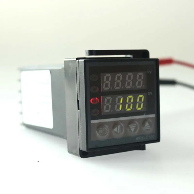 SSR выход новый двойной цифровой PID регулятор температуры REX C100 с многодиапазонным