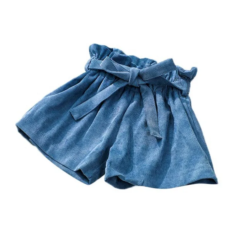 

Girl High Waist Shorts Toddler Casual Solid Color Bow Short Pants Outfits Girls