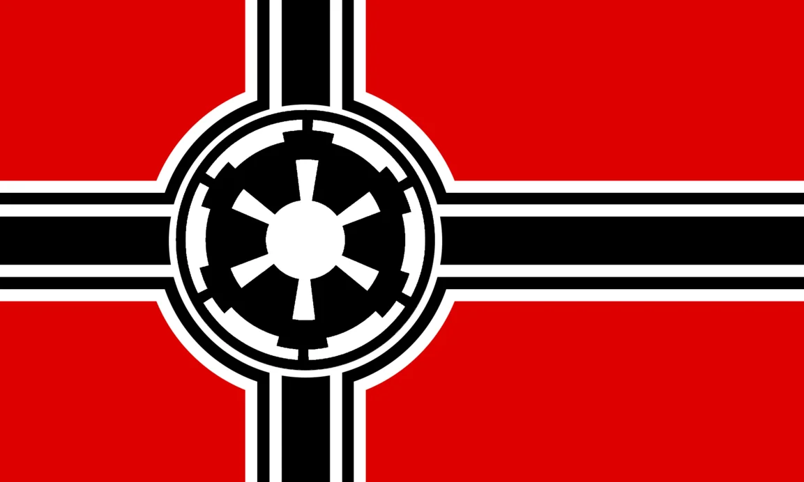Флаглинк 90*150 см Галактическая Империя Звездные войны красный первый Галактический флаг Империя - Цвет: Черный