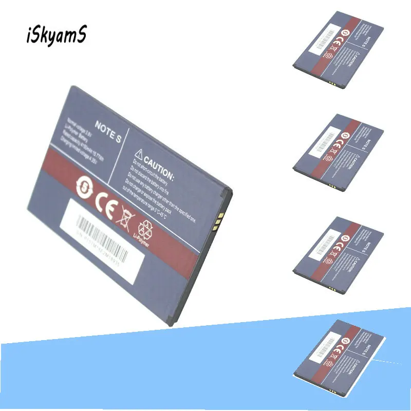 ISkyams 5 шт. 4150 мАч CUBOT Note S сменный резервный аккумулятор для сотового телефона |
