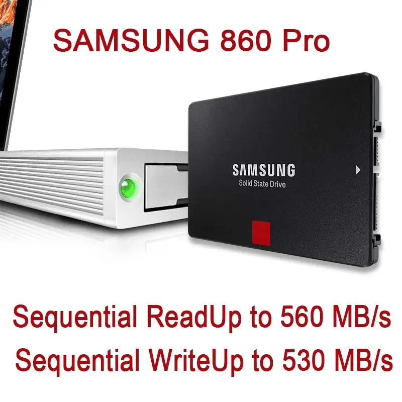 Samsung 1 ТБ SSD HDD 2 5 &quot256 ГБ 512 Sata3 intel 3D MLC V NAND 860 EVO Pro флэш память твердотельный