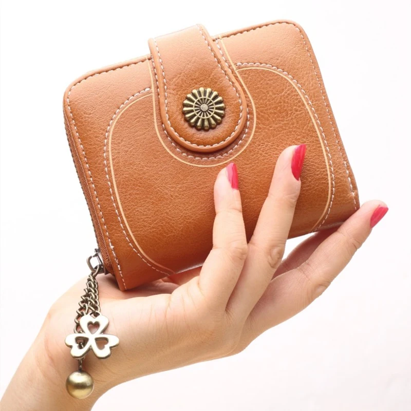 www.neverfullmm.com : Buy Sequined Tassel Women Wallet Genuine Leather Small Wallet Zipper Hasp Coin ...