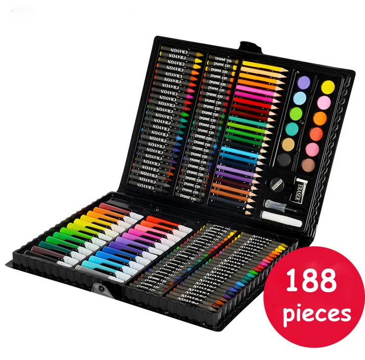 HYSUNG Art Set For Kids the Ideal Art Set Drawing Tool for Beginners Color includes 188 Pieces