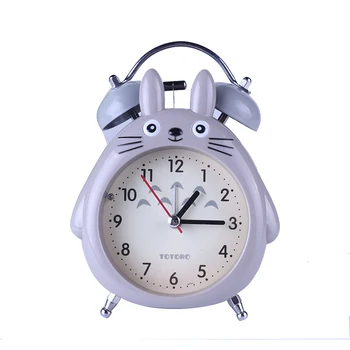 

Totoro Quartz Table Clock Cartoon Timer Snooze Alarm Clock Anime LED Light Mute Silent Digital Clock Home Children Alarm Clock