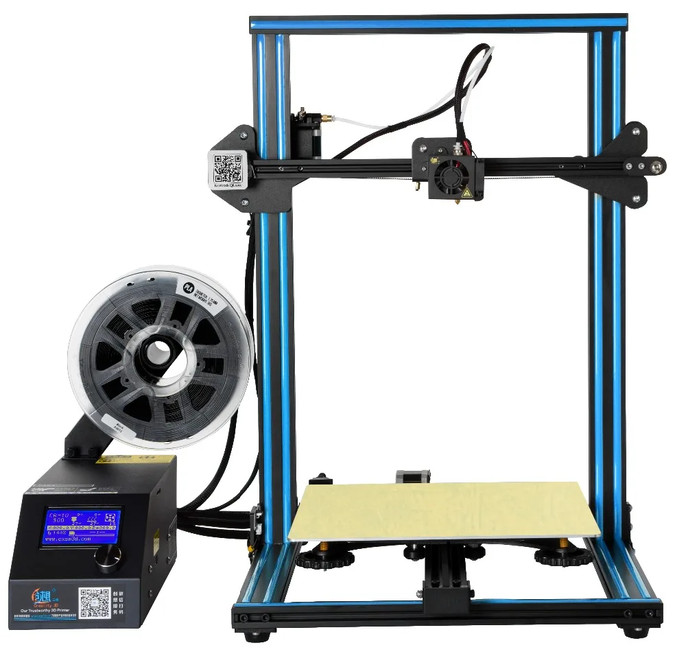 Creality CR10/CR10S 3D Printer 1.75mm 0.4mm Nozzle Filament Monitoring Alarm Power off Resume Large Metal Frame 3D Printer Creality CR10/CR10S 3D Printer 1.75mm 0.4mm Nozzle Filament Monitoring Alarm Power off Resume Large Metal Frame 3D Printer