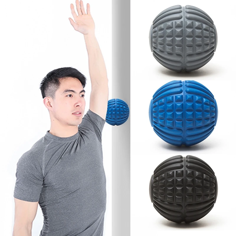 Фитнес-Йога роликовый тренажер для здоровья эффективный мышечный расслабляющий Массажный мяч EVA Spiky Fascia спортивные принадлежности