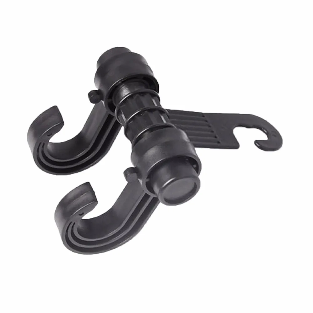 

Nosii Muiltifunction Car Back Seat Double Hook Auto Headrest Hanger Clothes Purse Bag Organizer Holder Hanging Travel Tool