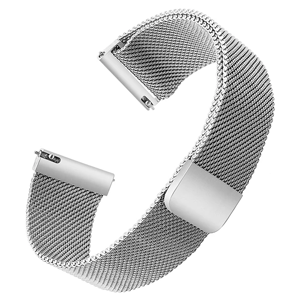 Ремешок для часов Band Milanese Loop для samsung Galaxy Watch Active/Active 2 40 мм 44 мм SM-R500 магнитный ремешок из нержавеющей стали - Цвет ремешка: Silver