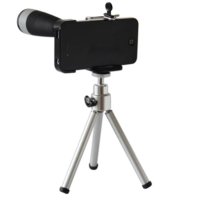 Eyeskey 8x зум портативный сотовый телефон телескоп объектив широкоугольный окуляр объектив с адаптером объектива и кронштейном для Ipone 5 5S 6 6 S - Цвет: Black i5 5s