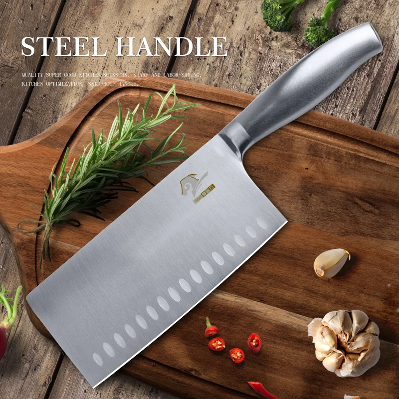Professional Stainless Steel Chinese Chopping Knife Kitchen Chef Frozen Meat Cleaver Faca De Cozinha Kitchen Cooking Tools Professional Stainless Steel Chinese Chopping Knife Kitchen Chef Frozen Meat Cleaver Faca De Cozinha Kitchen Cooking Tools