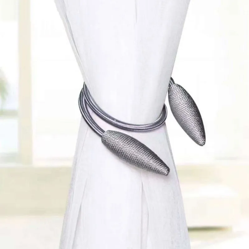 

1pc New Creative Curtain Tiebacks Hanging Belts Ropes Curtain Holdback Buckles Curtain Accessories Hook Holder Home Supplies