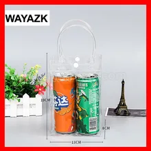 100 шт./лот) водонепроницаемый прозрачный Подарочный винный набор ПВХ сумка