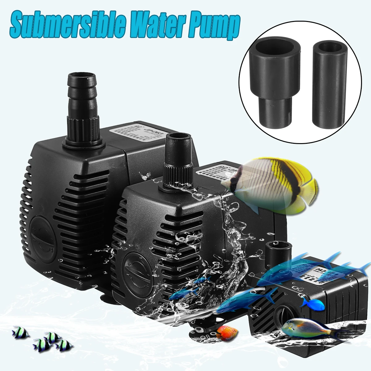 Adjustable Flow Water Pump For Aquarium Fish Tank Aquarium Pump Submersible Pump To Build Waterscape Water Circulating 2/8/10W