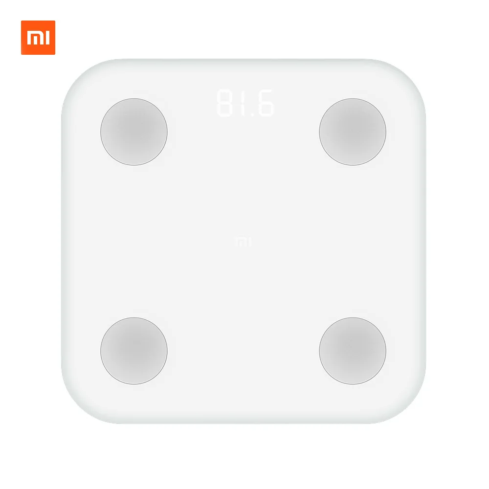 Xiaomi Mi Smart Scale 2 Weight Health Mifit APP Body Composition Monitor Hidden LED Display Body Fat BMR Test(RUSSIA WAREHOUSE)