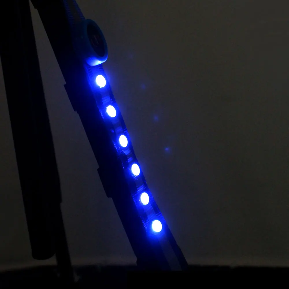 Equestrian Reins Blue Durable LED Horse Head Straps Sports Portable Polyester Horseman Tournament Outdoor