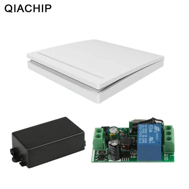 

QIACHIP Wireless Remote Control Switch Controller AC 85V 110V 220V Receiver Wall Remote Transmitter Hall Bedroom Ceiling Lights