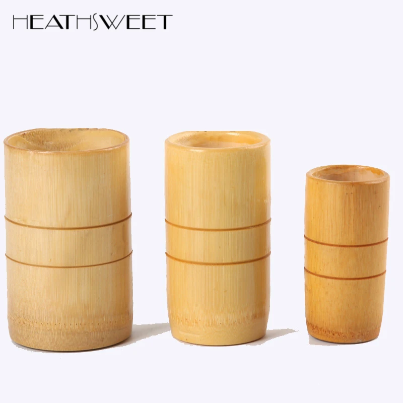 Healthsweet 3 Cups/lot Bamboo Wooden Cupping Kit Traditional Chinese