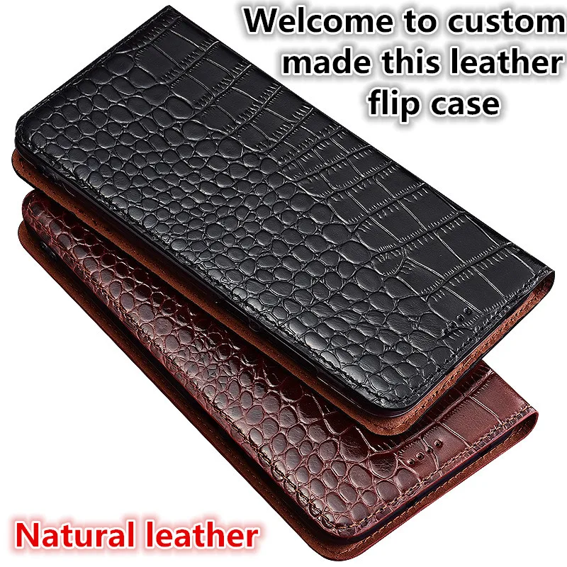 

RL15 Genuine Leather Flip Cover Case With Kickstand For OPPO Reno(6.4') Phone Bag For OPPO Reno Flip Case Free Shipping