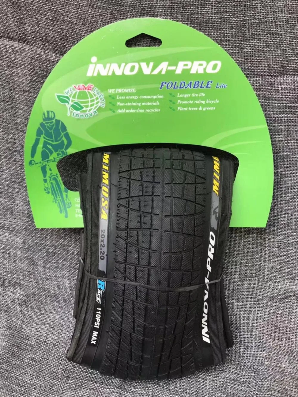 INNOVA bmx складывающиеся шины 20*2,2/20*2,3 супер светильник